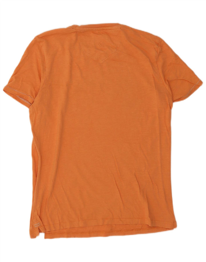 Camiseta con gráfico Fat Face para hombre, color naranja medio