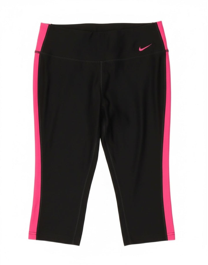 Nike - Leggings capri Dri Fit para mujer, talla M, color negro