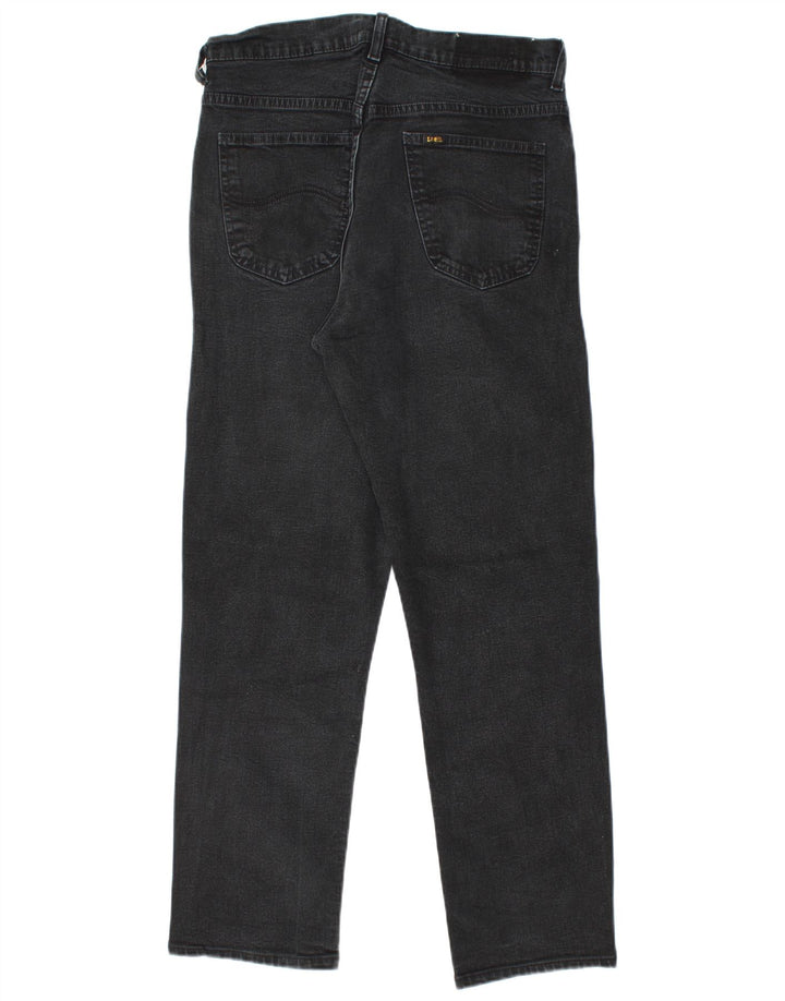 LEE Vaqueros rectos Brooklyn para hombre W34 L28 Algodón negro