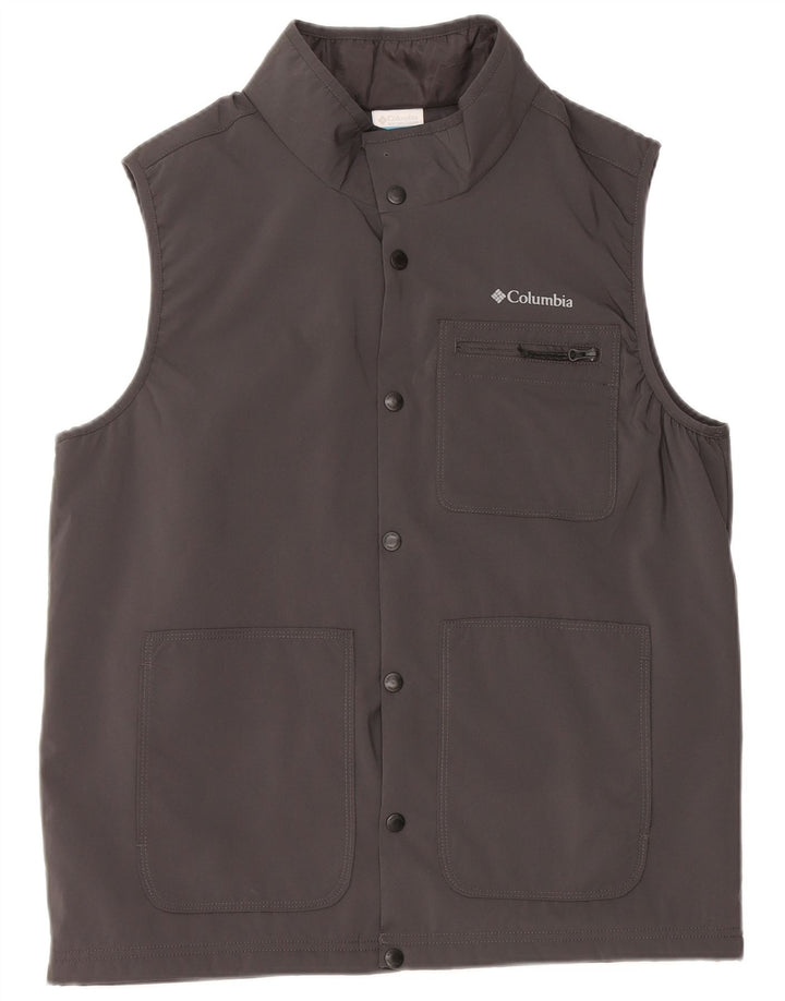 Columbia Chaleco utilitario para hombre ES 38 Poliéster gris medio