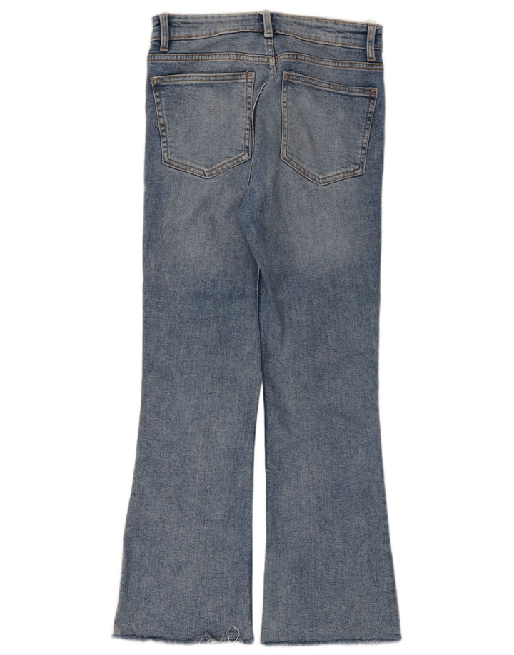 Zara Vaqueros Bootcut para Mujer EU 38 Small W28 L26 Azul