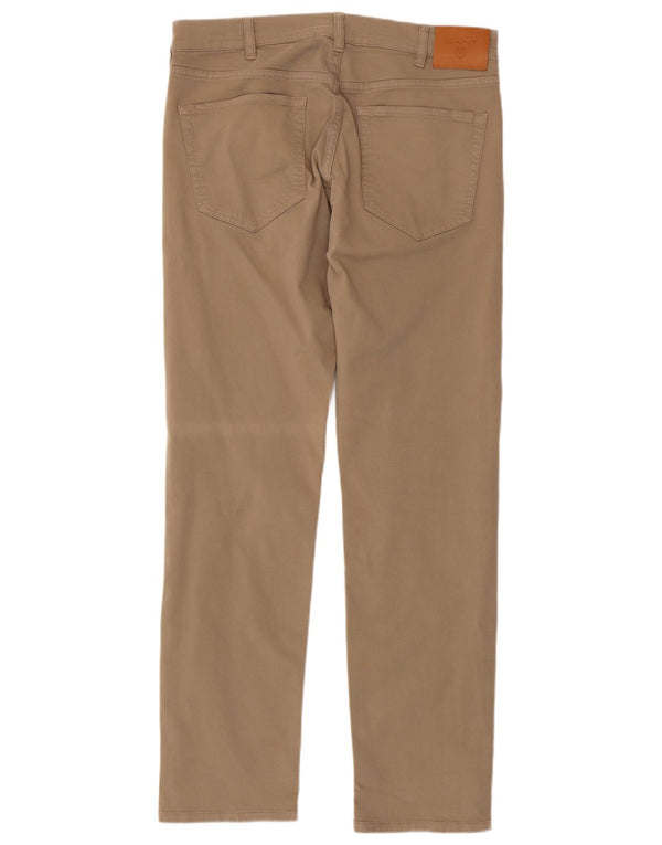 Gant Pantalones rectos informales para hombre W32 L32 Beige