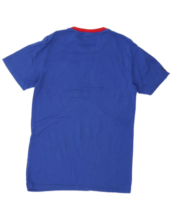 Superdry Camiseta con gráfico gráfico para hombre, talla pequeña, algodón azul