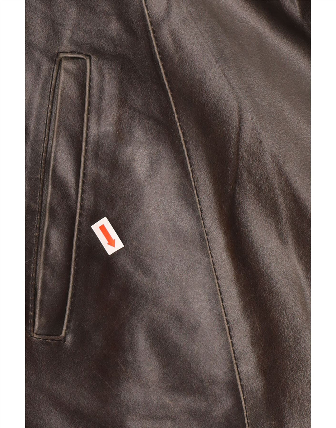 SORBINO Chaqueta de cuero para hombre ES 42 XL Gris