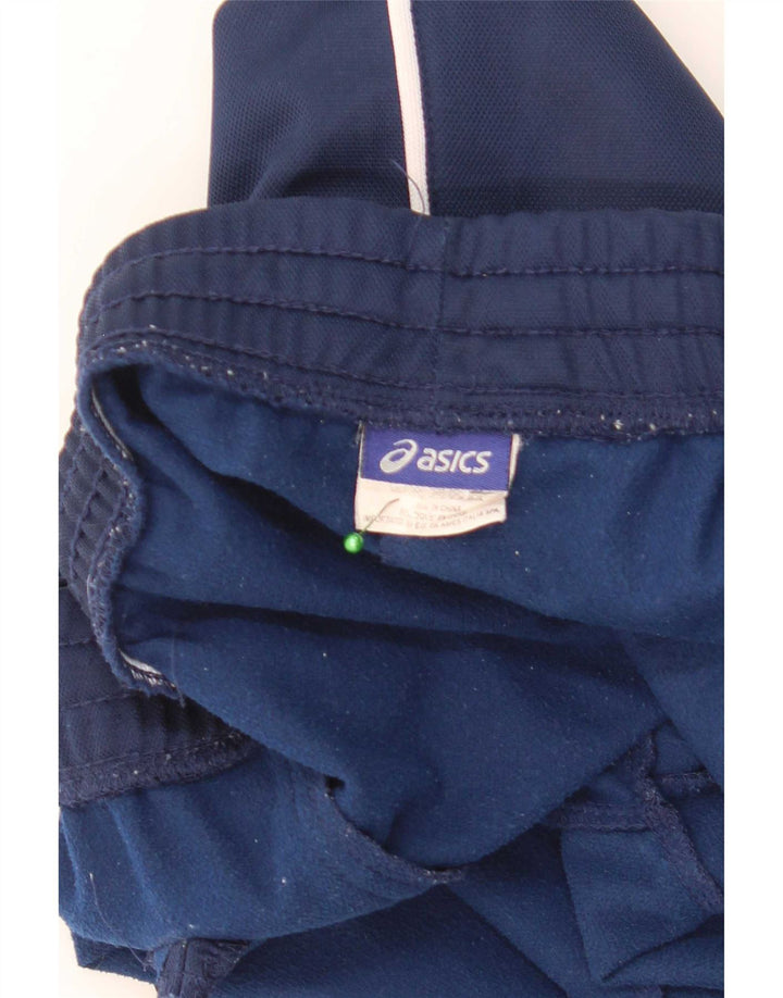 Asics Pantalón Chándal Hombre Grande Azul Marino Poliéster