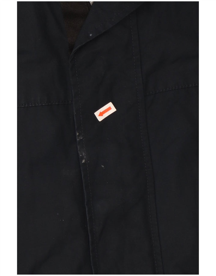 Marks & Spencer Chaqueta utilitaria con capucha para hombre UK 38 Medium Azul marino Algodón