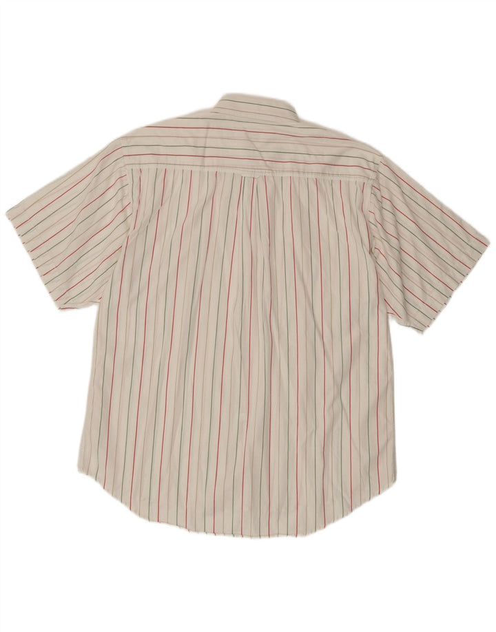 Camisa Fila Hombre Manga Corta Rayas Blancas Medianas