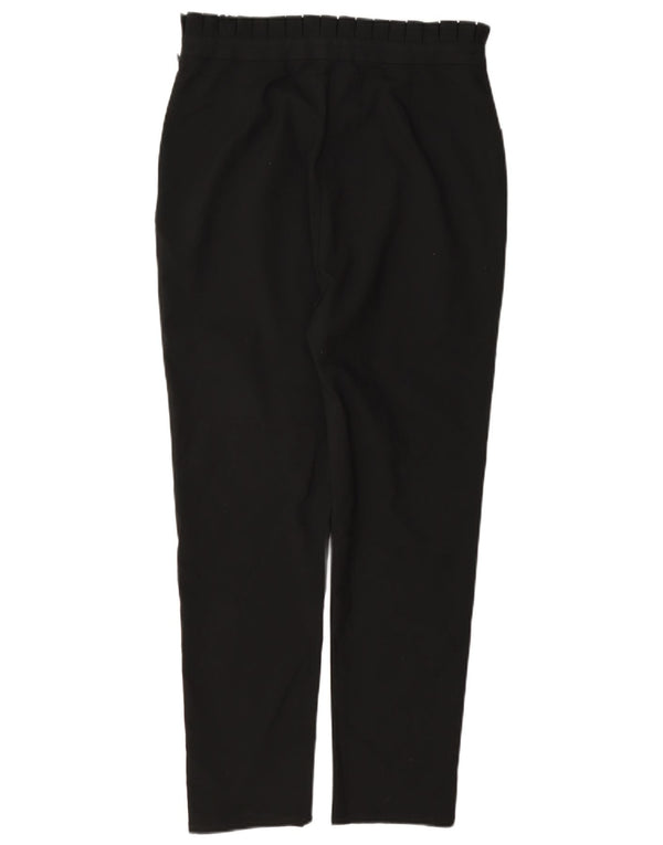 Marks & Spencer Pantalones de traje de cintura alta para niñas 14-15 años W28 L26 Negro