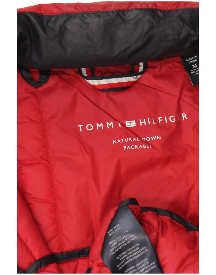 Tommy Hilfiger Chaqueta acolchada para hombre UK 38 Medium Azul marino Colorblock