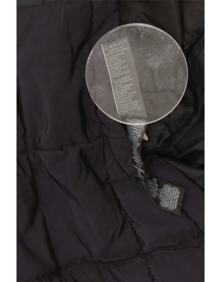Marks & Spencer Chaqueta acolchada con capucha para mujer UK 42 Medium Azul marino