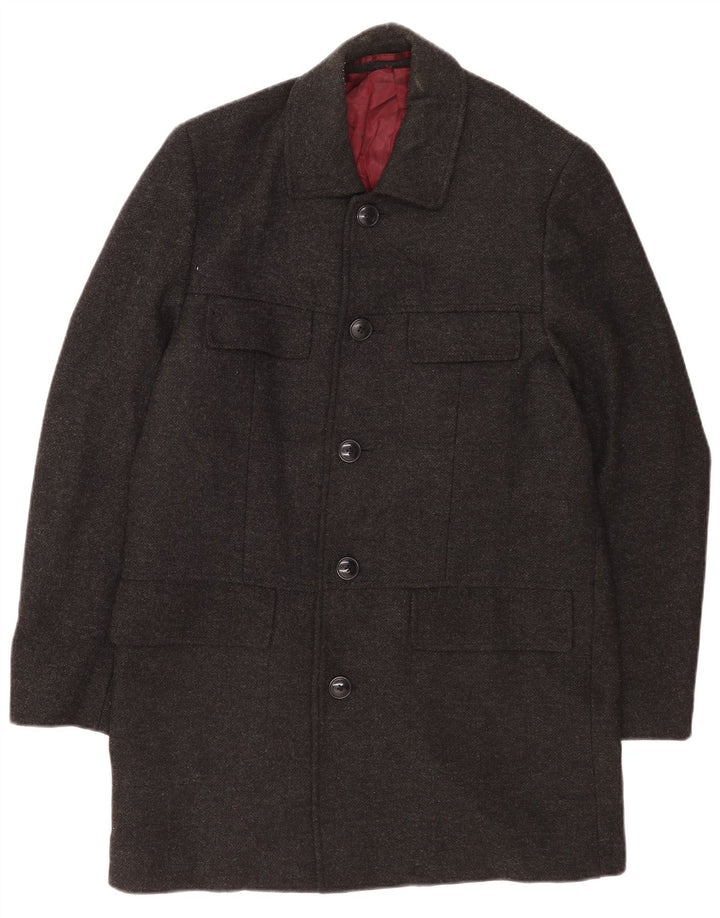 Pierre Cardin Abrigo para hombre UK 38 Gris medio