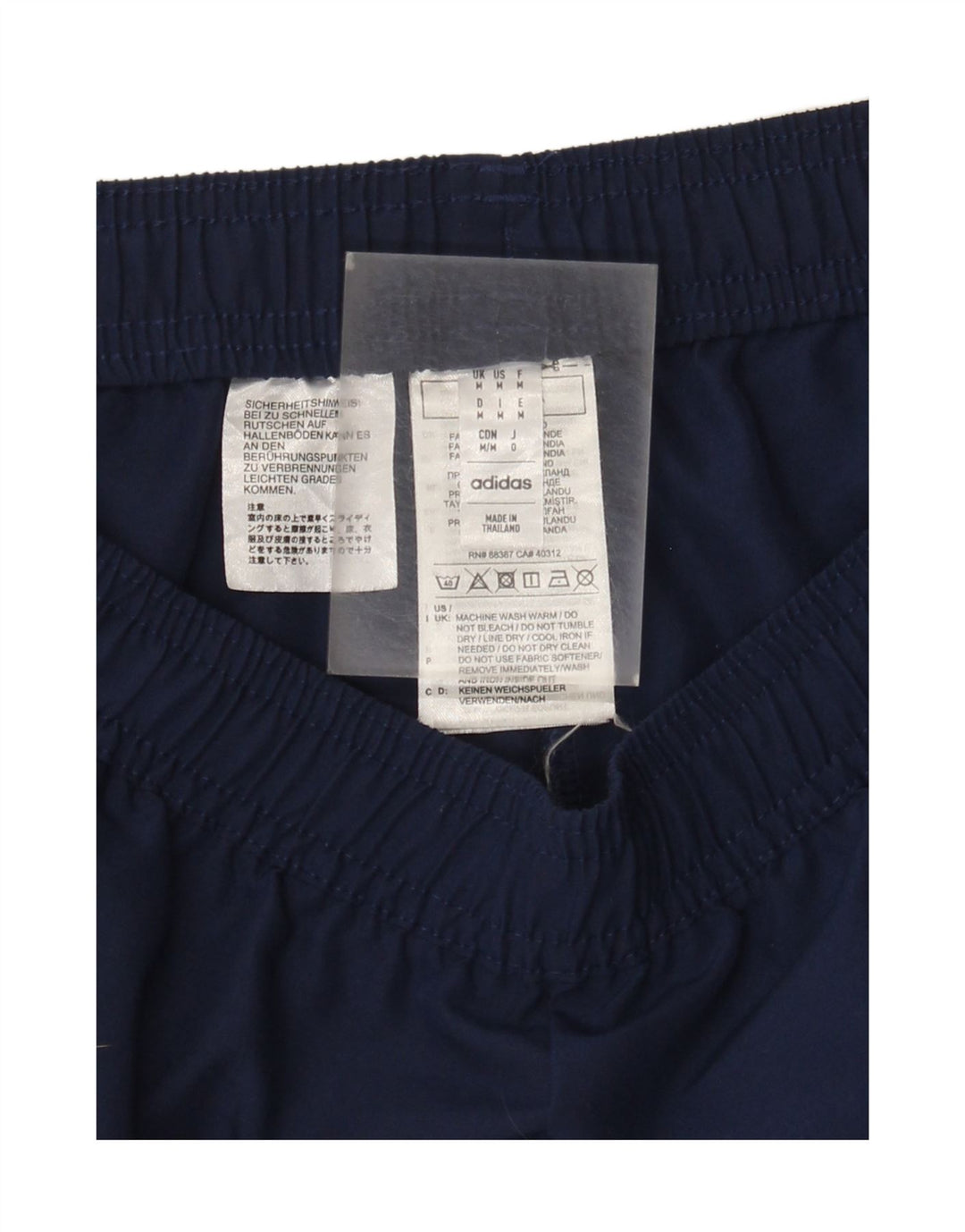 Pantalón De Chándal Adidas Hombre Medio Azul Marino Poliéster