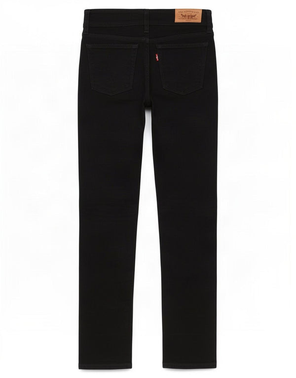 Levi's Mujer 571 Slim Jeans W27 L29 Algodón Negro
