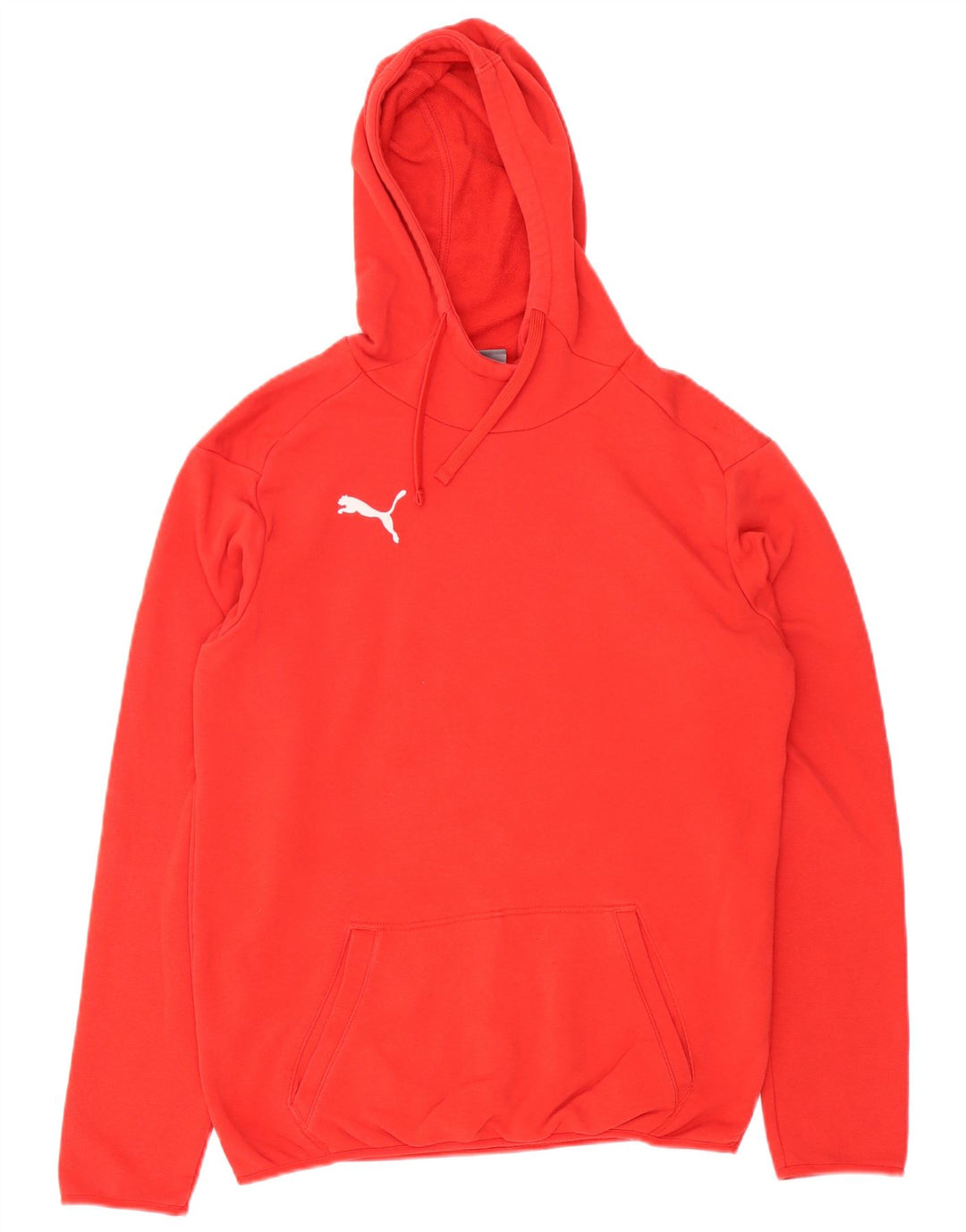 PUMA Jersey con capucha para hombre pequeño de algodón rojo