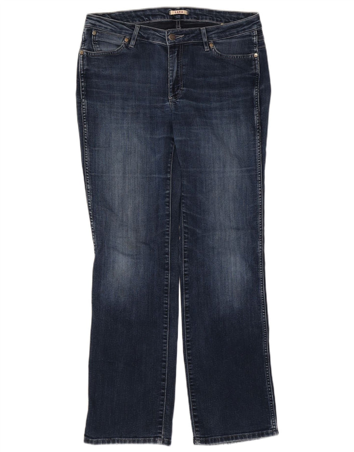 Vaqueros Wrangler Mujer Sara Rectos W32 L32 Algodón Azul
