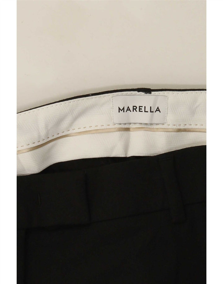 Pantalón De Traje Recto Marella Mujer W30 L27 Negro