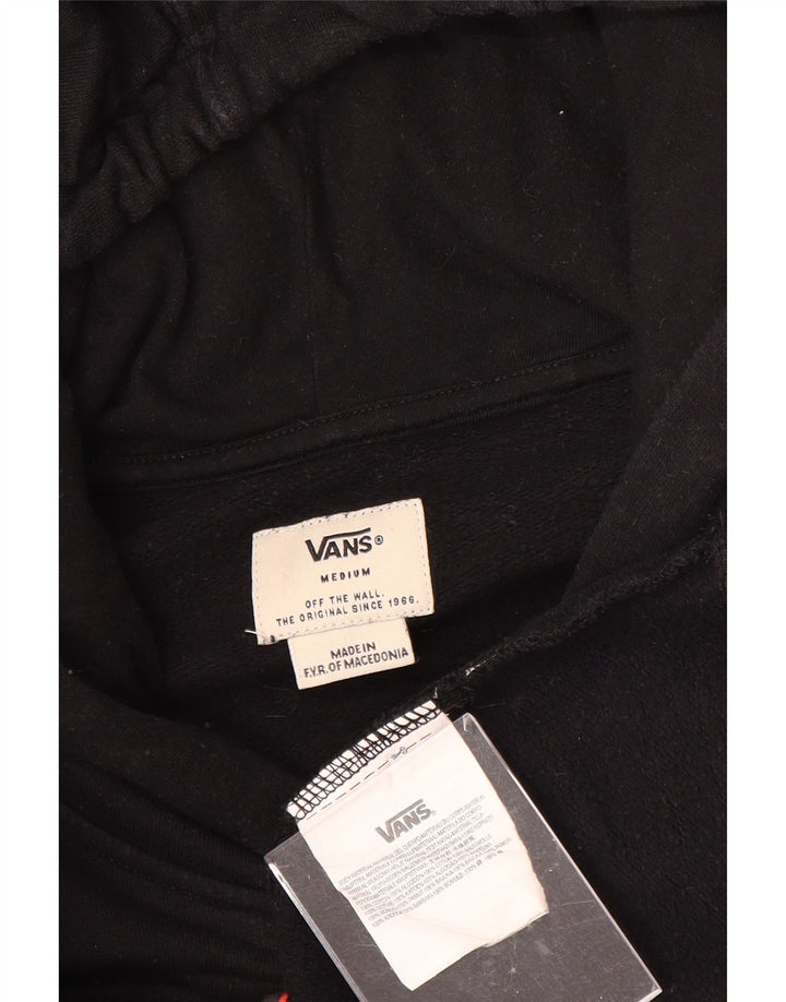 VANS Hombre Graphic Sudadera con capucha Jumper Medium Black Cotton