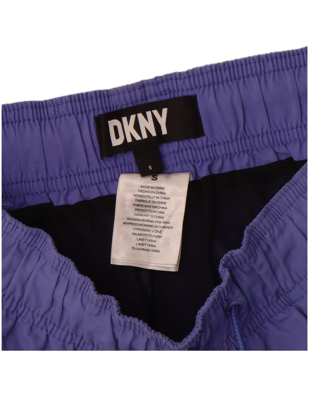 Dkny Bañador Corto Niño 11-12 Años Small Morado Poliamida