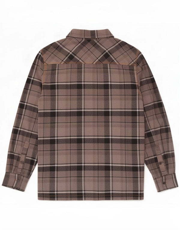 Scorpion Bay Camisa de franela para hombre XL Algodón a cuadros gris