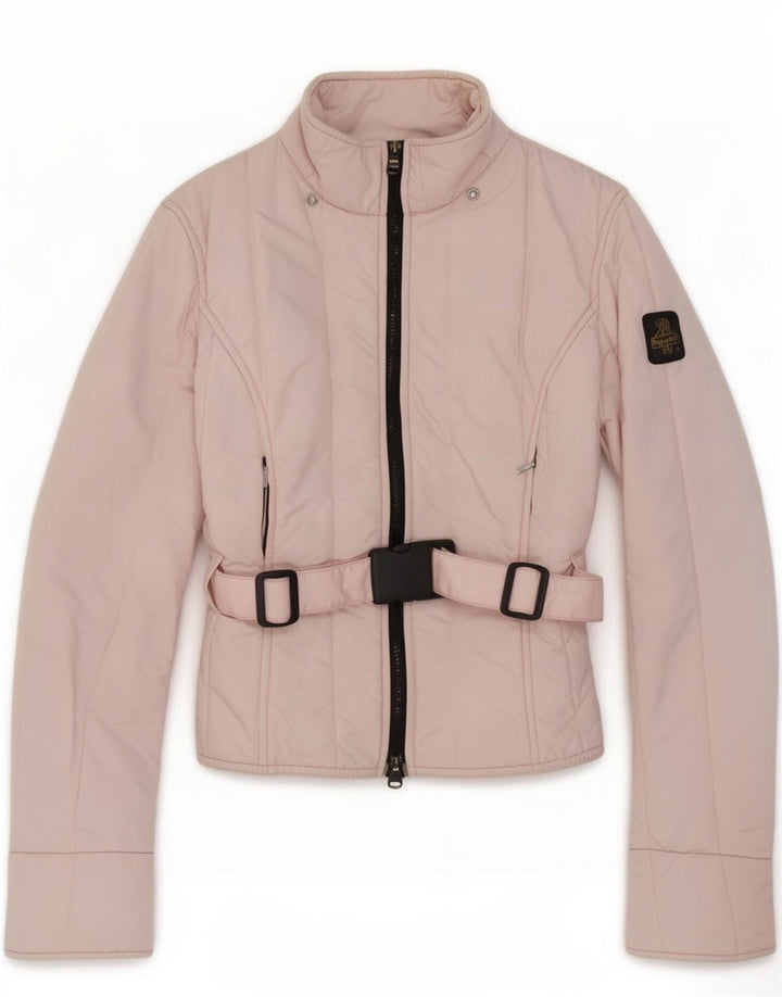 Refrigiwear Chaqueta impermeable para mujer UK 40 Poliamida rosa mediana