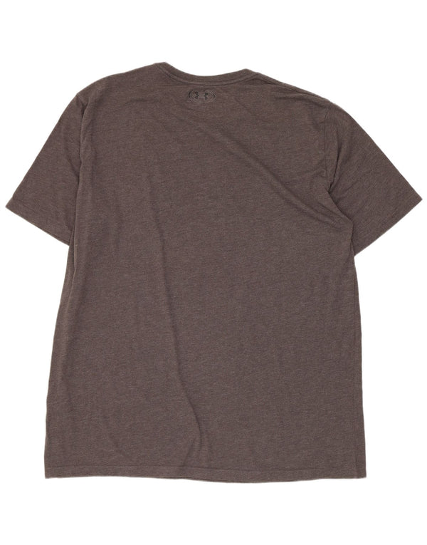 Under Armour Camiseta gráfica para hombre Top 2XL Algodón gris