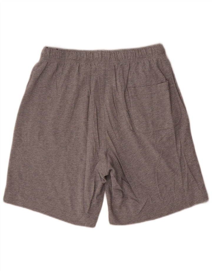 Pantalones cortos deportivos Nike para hombre de algodón gris medio