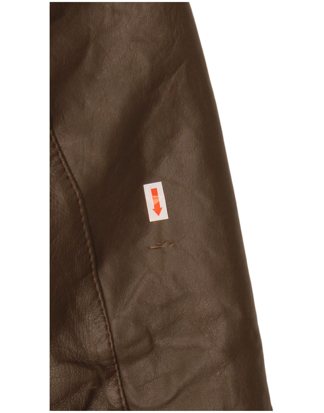 VINTAGE Chaqueta de cuero para hombre Reino Unido 38 Cuero marrón medio