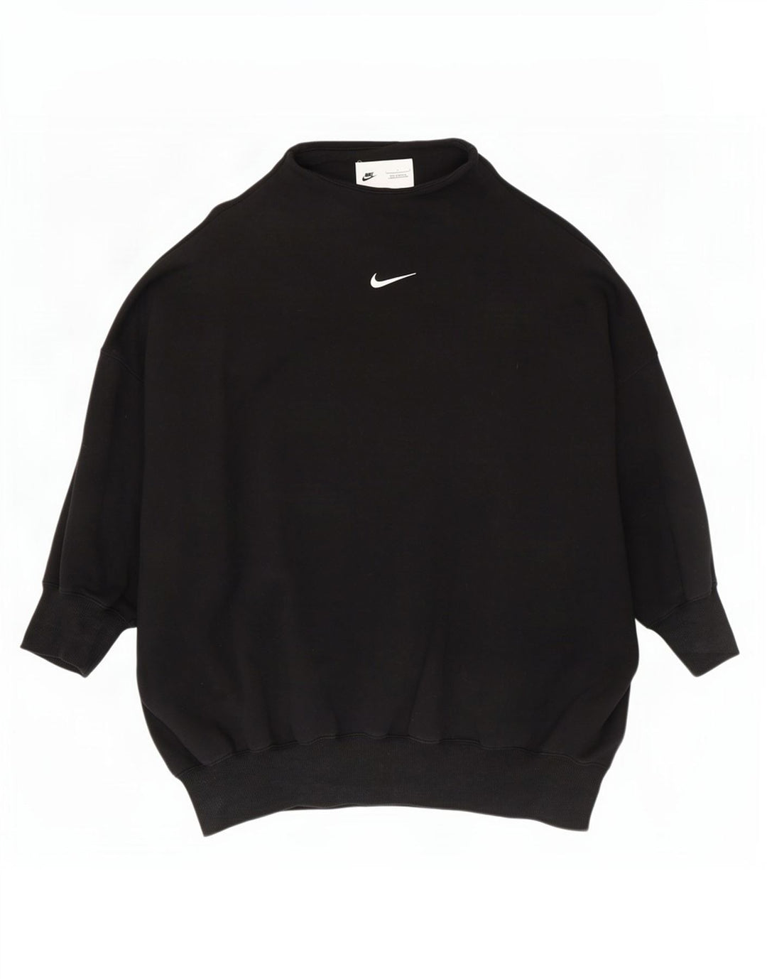 Nike - Sudadera extragrande para mujer, talla 40, talla grande, algodón negro