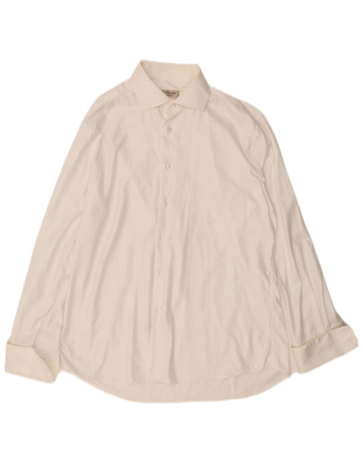 VINTAGE Camisa para hombre Talla 41 Algodón medio blanquecino