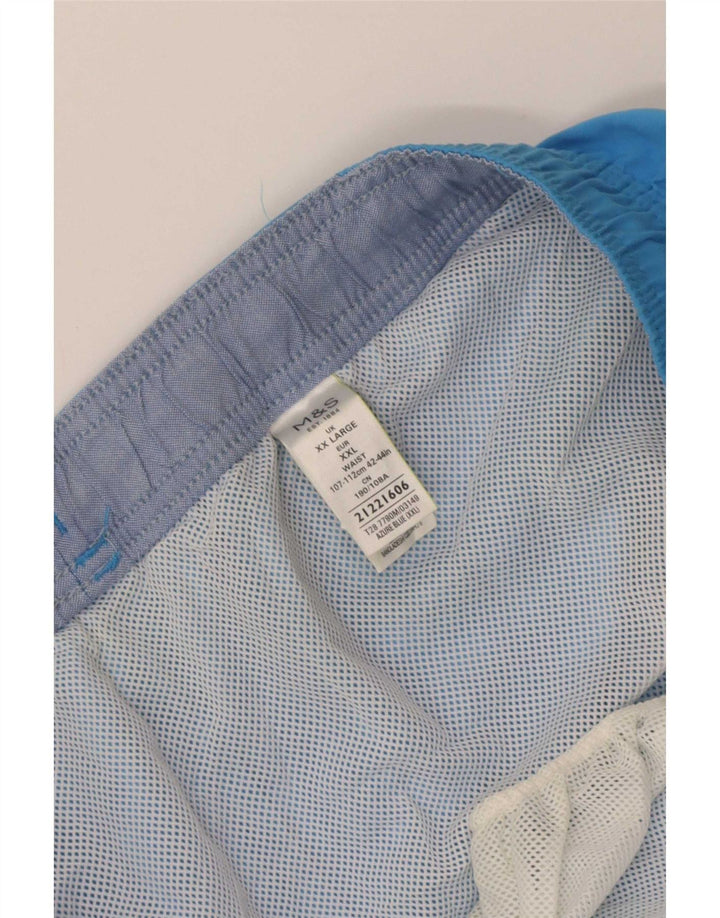 Bañador para hombre Marks & Spencer 2XL Poliéster azul