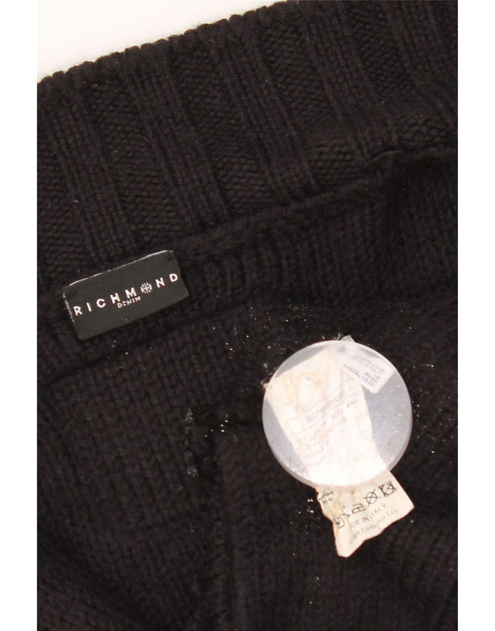 Richmond - Cárdigan para mujer, talla 20, 2XL, lana negra