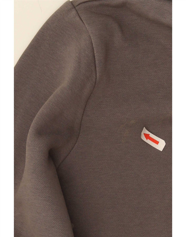 Puma Hombre Sudadera Con Capucha Gráfica Jersey De Algodón Gris Medio