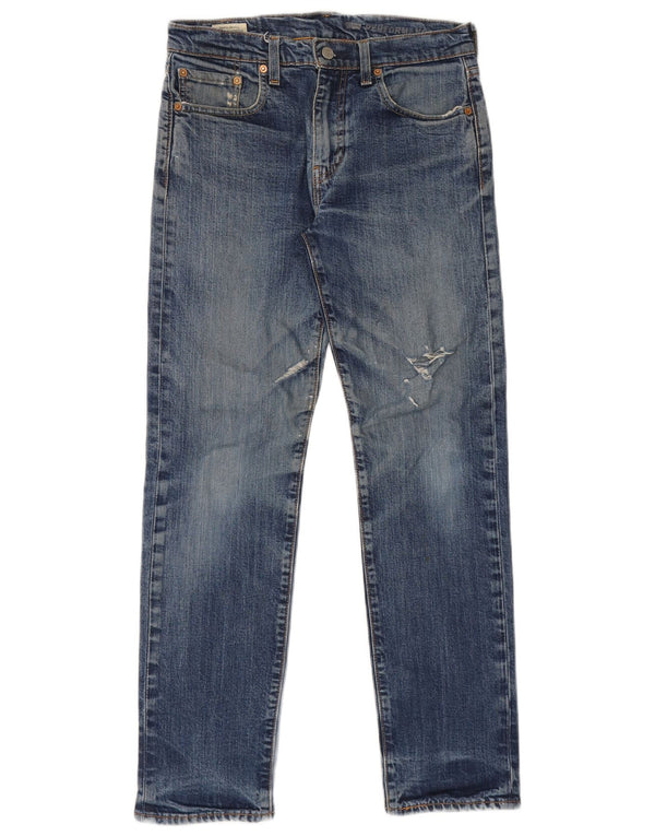 Levi's Performance Jeans rectos desgastados para hombre W30 L30 Algodón azul