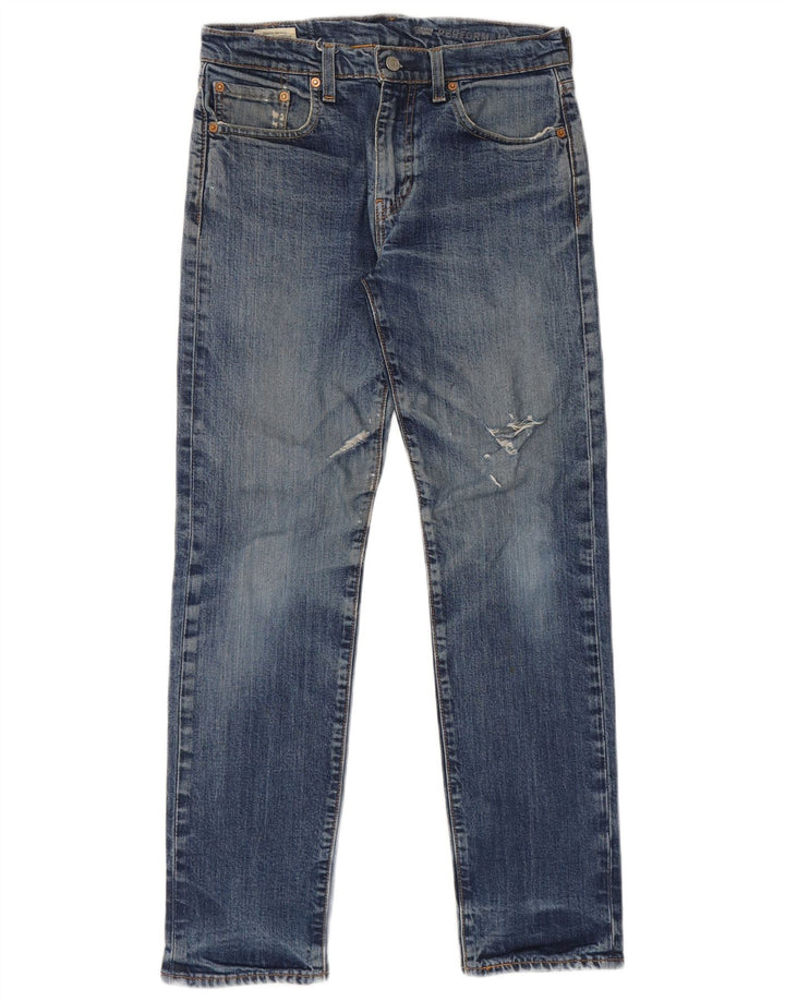 Levi's Performance Jeans rectos desgastados para hombre W30 L30 Algodón azul