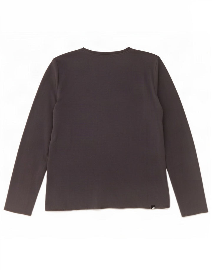 Puma Mujer Gráfico Top Manga Larga UK 40 Grande Gris