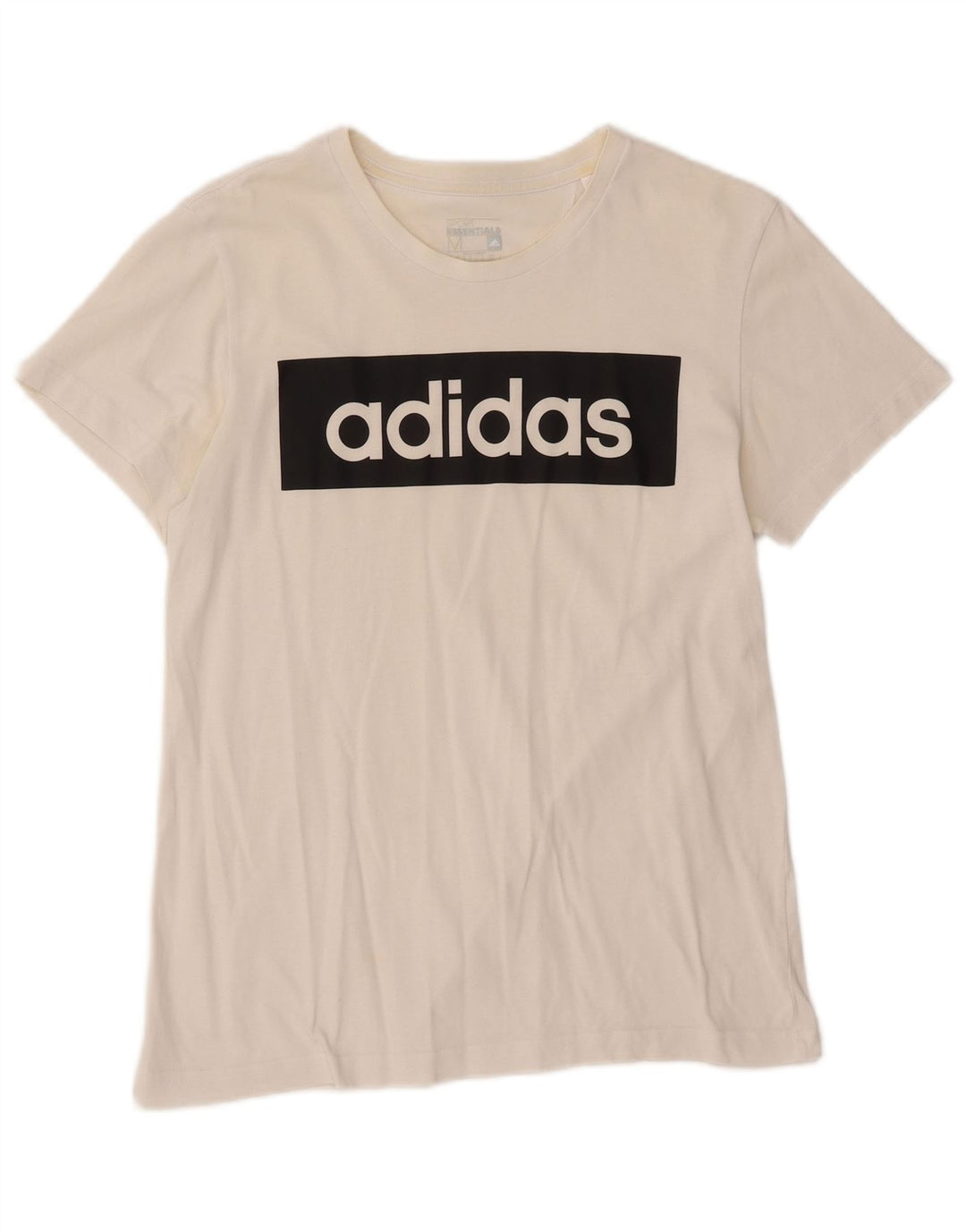 ADIDAS Hombres Climalite Graphic Camiseta Top Medio Blanco