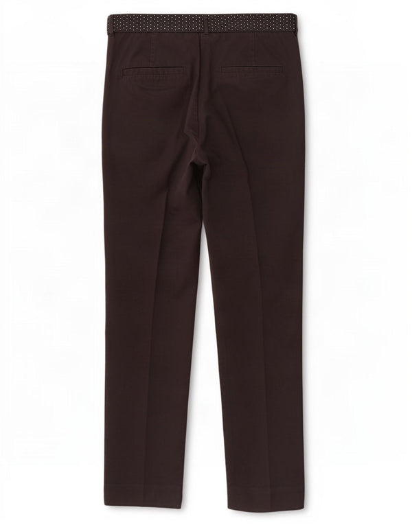 Zara Mujer Pantalones Chinos Slim Small W26 L26 Algodón Negro