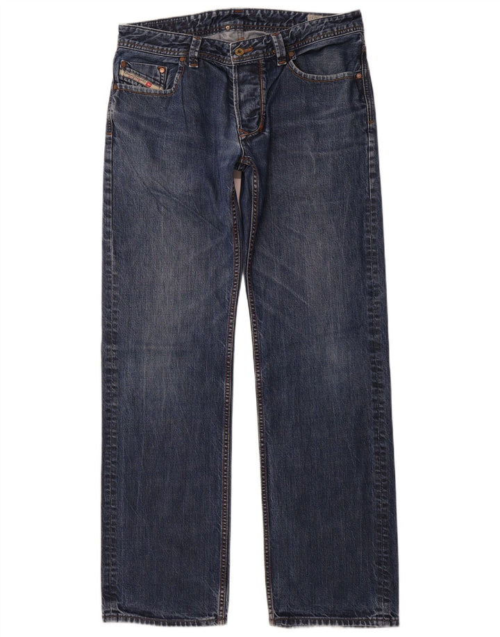 DIESEL Vaqueros rectos Larkee para hombre W34 L34 Algodón azul
