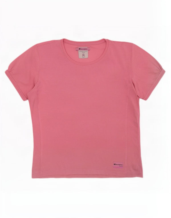 Champion Camiseta Easy Fit para Mujer UK 20 2XL Algodón Rosa