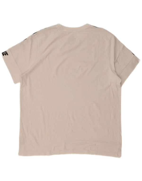 NIKE Camiseta gráfica de ajuste estándar para hombre XL Blanco