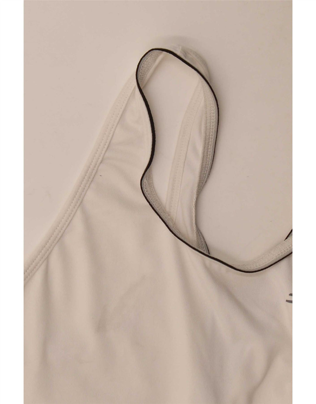 New Balance Mujer Chaleco Top UK 8 Pequeño Blanco