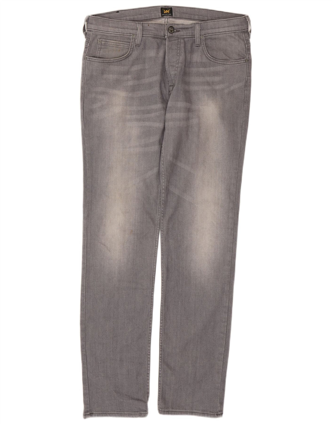 LEE Vaqueros Powell Slim para Hombre W34 L34 Algodón Gris