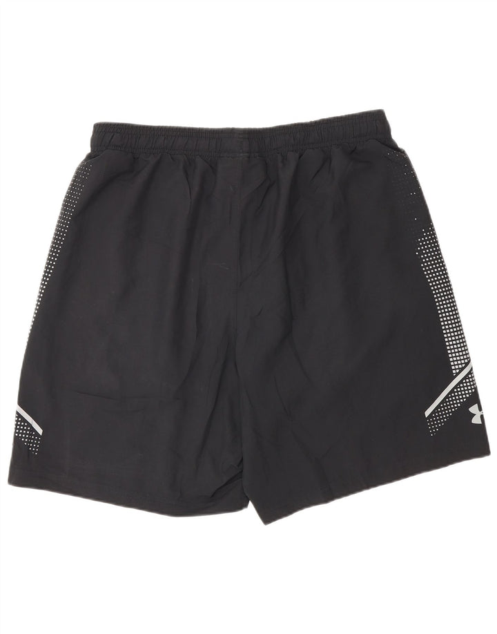 Under Armour Pantalón corto deportivo para hombre Poliéster color block negro grande