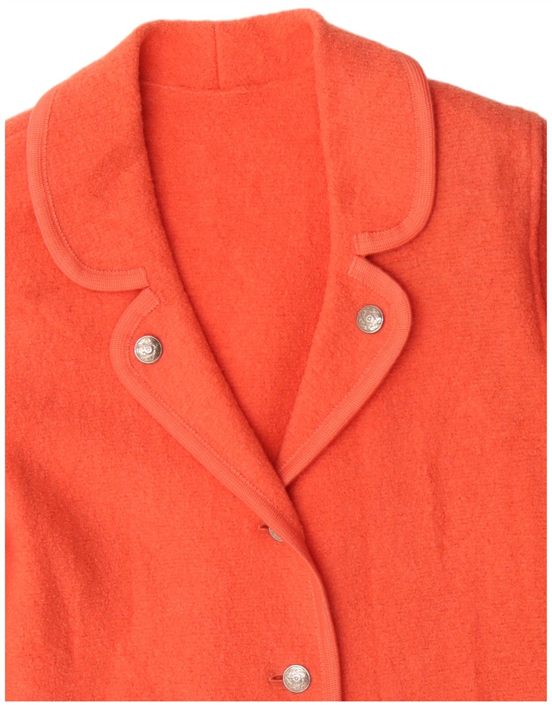 Vintage mujer 3 botones Blazer chaqueta Reino Unido 16 rosa grande