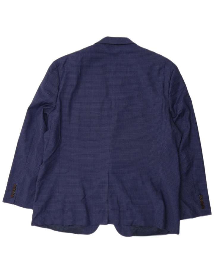 Ralph Lauren Chaqueta Blazer de 2 Botones para Hombre UK 42 XL Pata de Gallo Azul