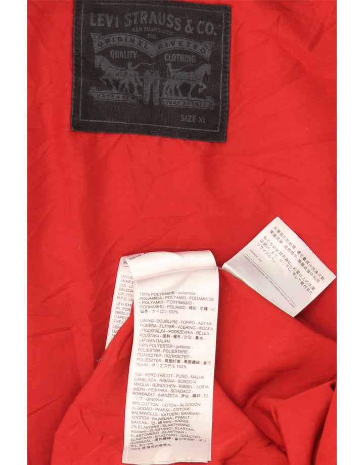 Levi's Chaqueta Bomber para Hombre UK 42 XL Poliamida Azul Marino