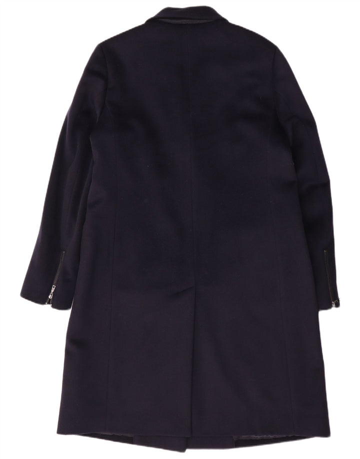 Jaeger Abrigo extragrande con doble botonadura para mujer UK 10 Small Lana azul marino