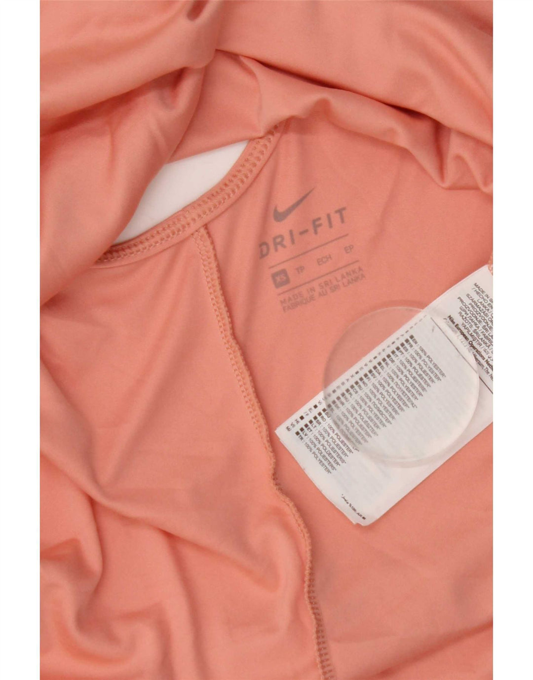 Nike Mujer Dri Fit Chaleco Top UK 4 XS Rosa Poliéster
