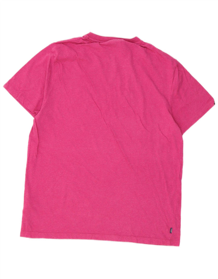 SUPERDRY Camiseta Hombre Top 2XL Algodón Rosa
