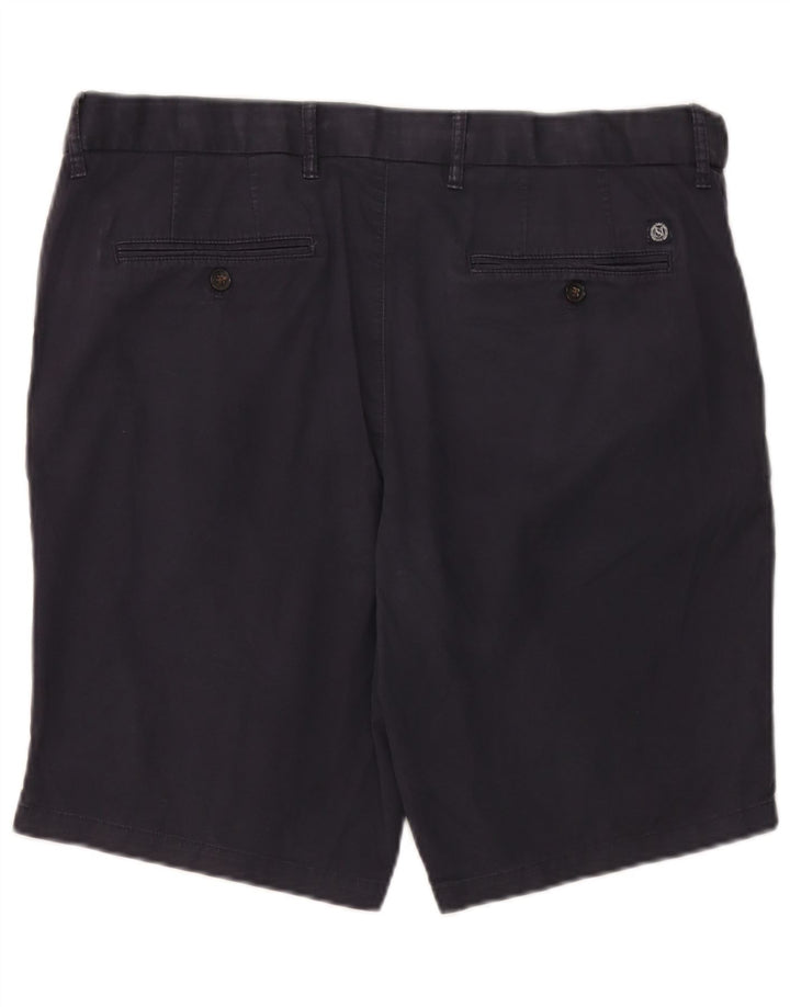 Marks & Spencer Pantalones cortos chinos para hombre W36 Grande Algodón azul marino